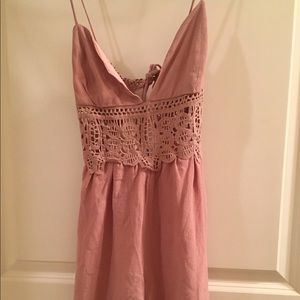 Dusty rose romper